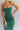 MIA MAXI FOREST CORSET DRESS GREEN