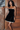 Maritza Black Velvet Strapless Dress