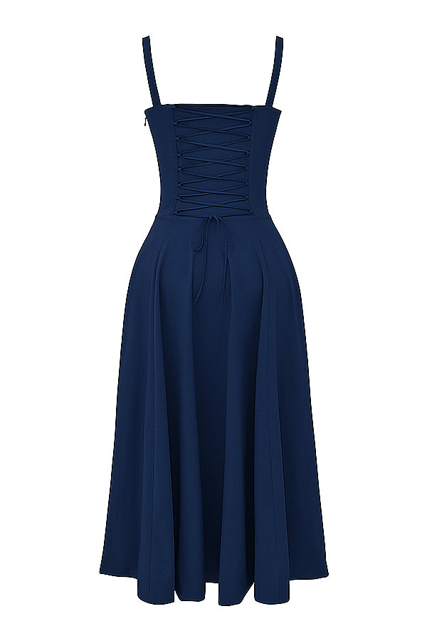 emily corset dress Emily Corset Top Maxi Dress - Wine