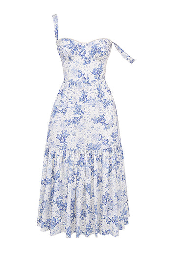 ISA IVORY FLORAL LIGHT BLUE MIDI DRESS SHOPQUEI ISA IVORY FLORAL LIGHT BLUE MIDI DRESS SHOPQUEI