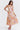 ISA IVORY FLORAL KHAKI MIDI DRESS