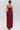 Mirella berry pleated georgette maxi dress Claret